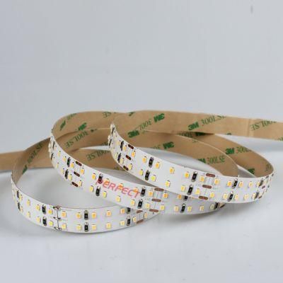 Double Row Warm White DC24V 312LED/M 12mm SMD2216 LED Strip