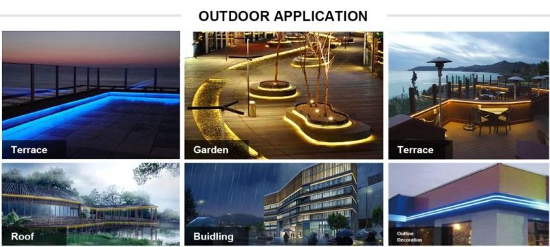 Building Outline Decoration LED Rope Light Outdoor Using Waterproof IP65