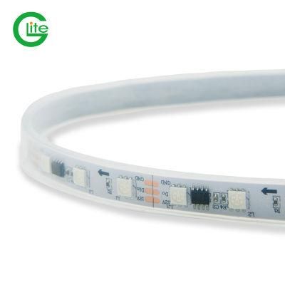 Digital Addressable Ws2811 RGB Pixel LED Light 60LED Flexible LED Strip Warm White LED Pixel Bar