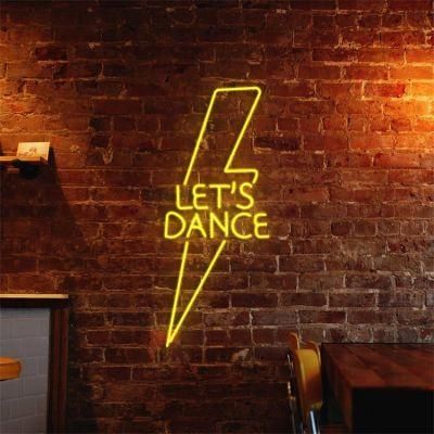 LED Neon Custom Neon Sign Let&prime;s Dance Store Neon Sign Color Changing