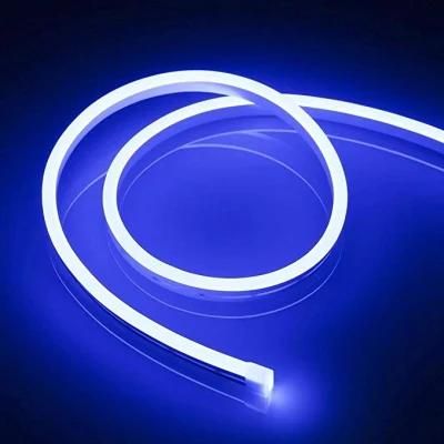 High Brightness Flexible LED Blue White Neon Rope Light Waterproof LED Strip Light