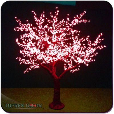 Quality Christmas Ornament Outside LED Lights Weatherproof Cherry Blossom Artificial Tree with CE&RoHS