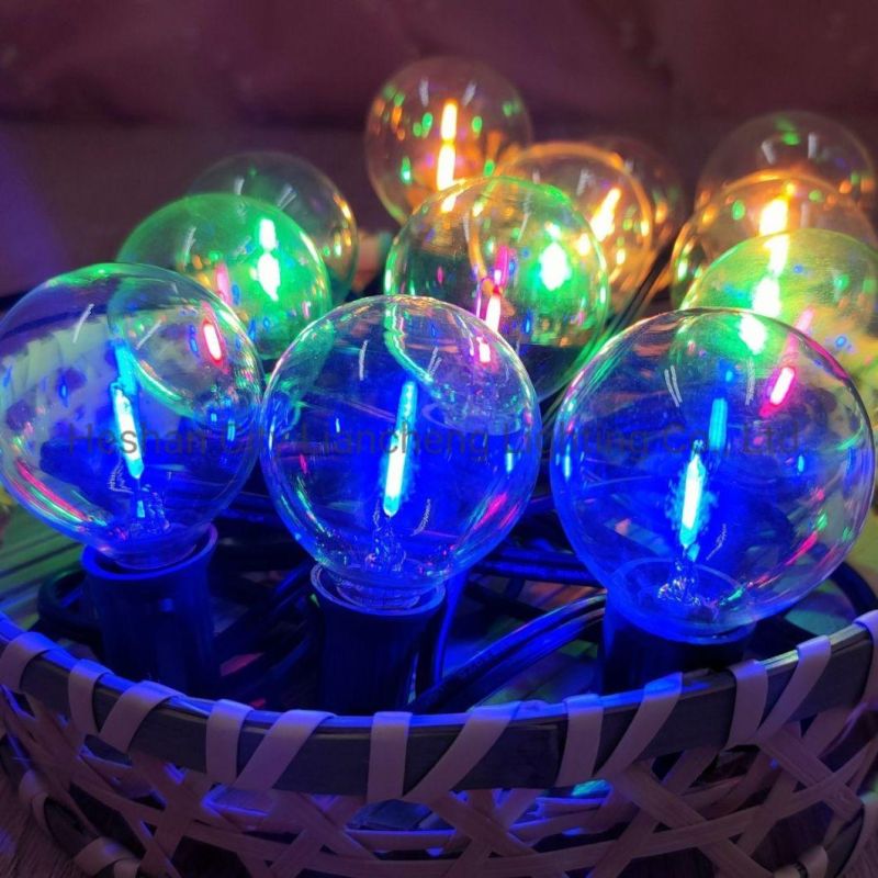 Liancheng G40 Colorful Shatterproof Christmas Holiday Fairy Light LED String