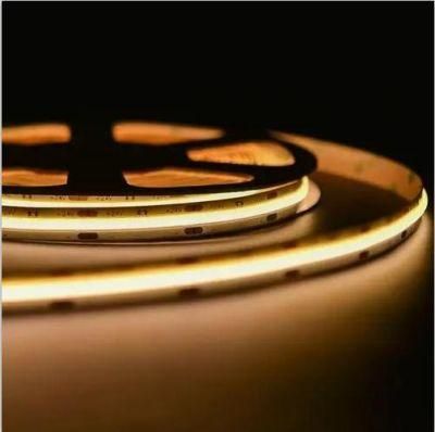 DOT Free DC12V 320 Chips/Meter IP20 Flexible COB LED Strip Lighting
