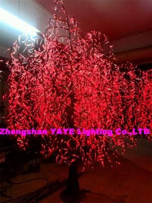 Yaye 2021 Factory Price CE/RoHS Outdoor Using RGB LED Willow Tree Light with Remote Controller