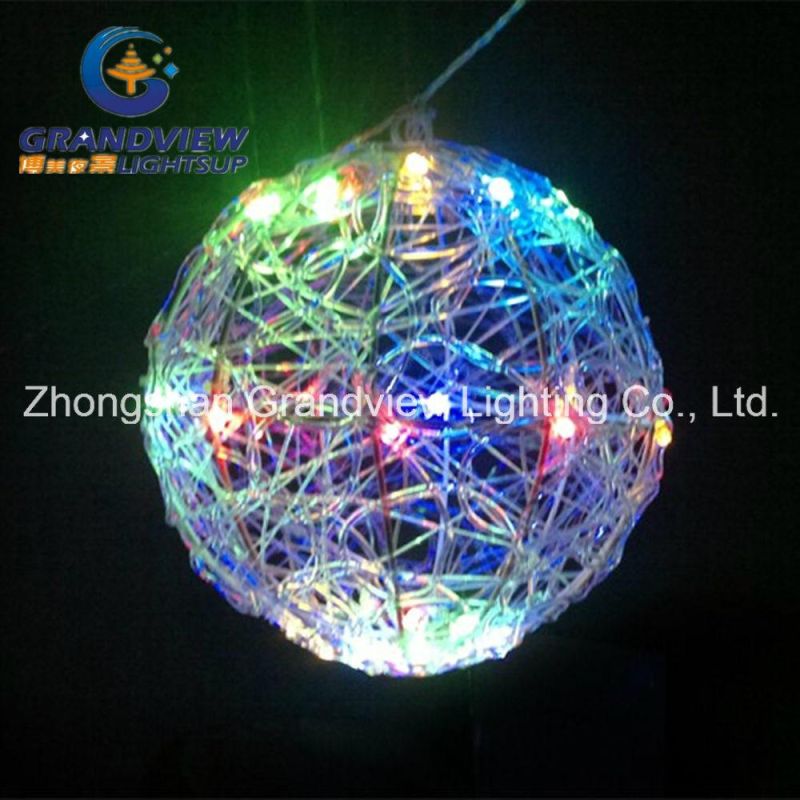 New Acrylic 240LED 7m Multi Color 8 Balls Decoration Lights