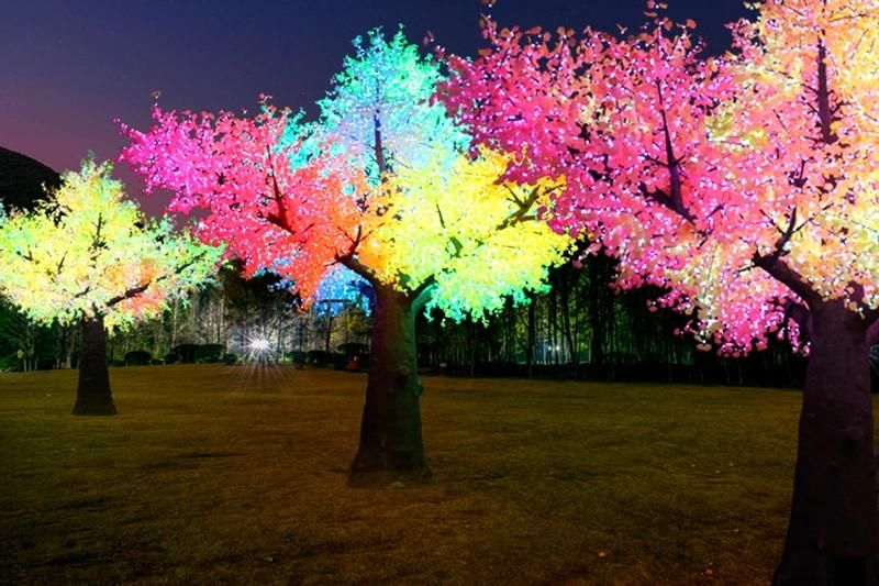 Party Decoration Artificial Cherry Wedding Tree LED Lights