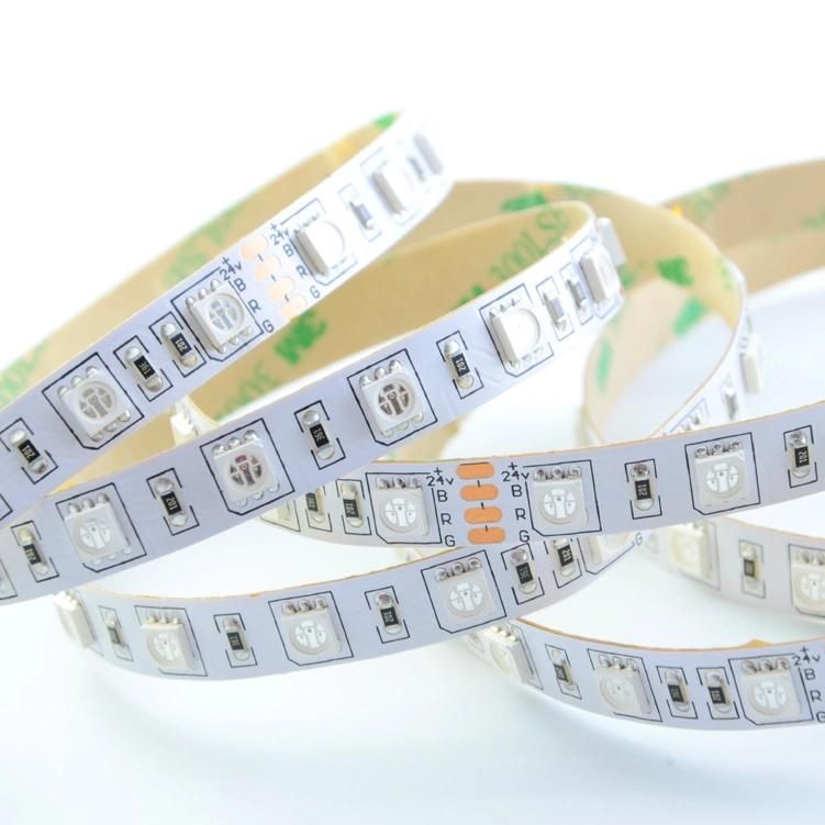 5 days delivery time SMD5050 60LEDs 12/24V RGB Flex LED Strips