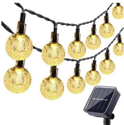 LED Solar String Light Patio Pathway Landscape Garden Solar Battery String Decoration Lights