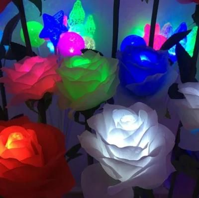 Holiday&Party Christmas Decoration Waterproof IP44 Red Rose LED Light