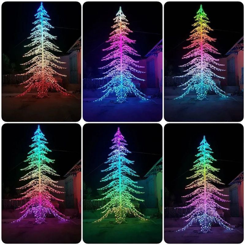 LED DMX Rubber String Decoration Light for Christmas Use