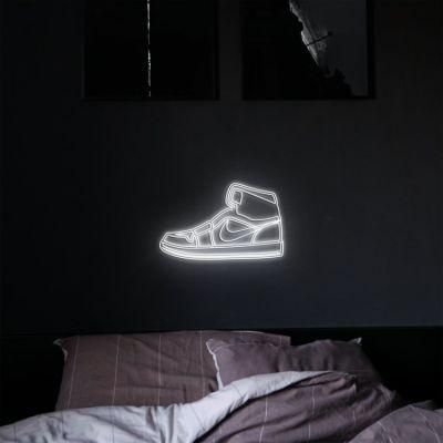 Drop Shipping No MOQ Eye Attractive Electronic Hypebeast Shoe Neon Acrylic Sign 12V LED
