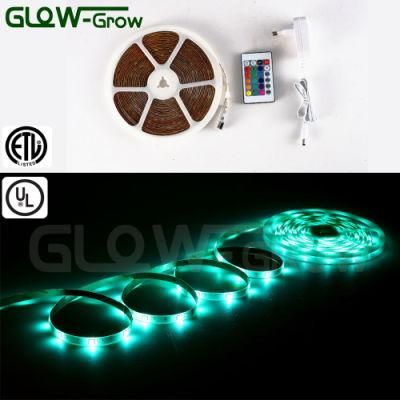 House Lighting Green 5050 12V RGBW LED Strip Light with UL Approval