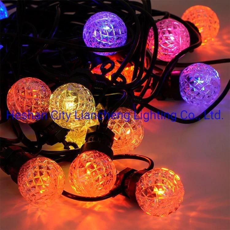 Liancheng Colorful Diamond Outdoor Globe Holiday Lighting Christmas Decorative String Lights