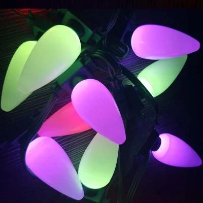 Waterproof RGB LED Candle String Lights for Wedding Display Lights