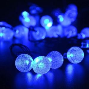 30LED Bubble Ball Outdoor Waterproof Solar Light String Ball Lights Christmas Lights Garden Lights