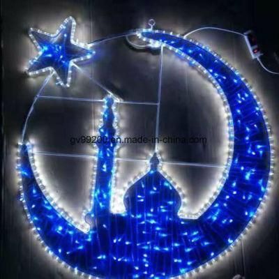 LED Ramadan Motif Light Star Crescent Motif Light