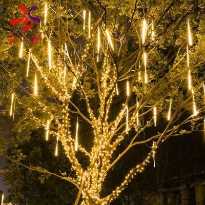 Outdoor Tree Holiday Christmas Decoration Lights LED Meteor Rain Light