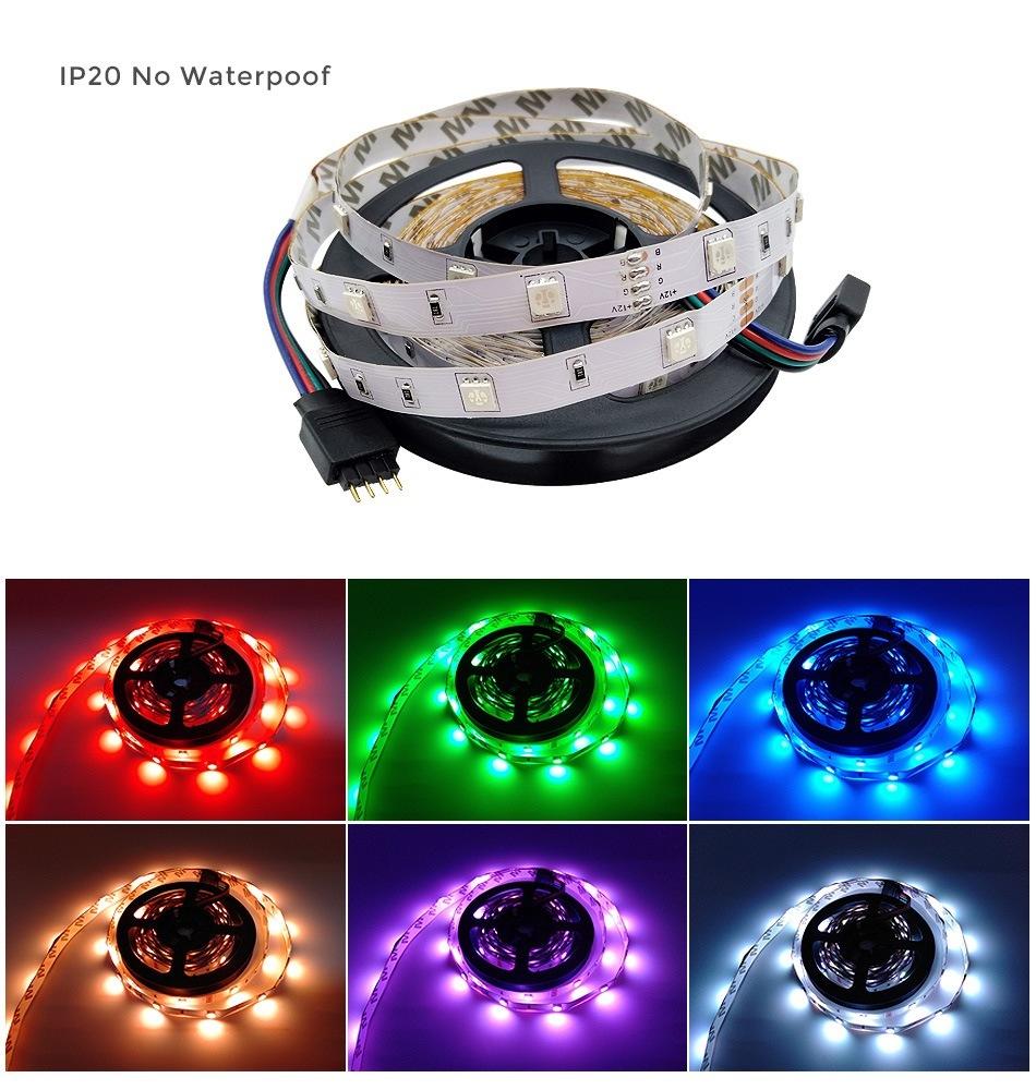 LED Strip Lights RGB LED Light Strip Color Changing Light for Wedding Christmas Decoration Lights
