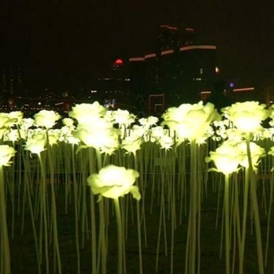 Garden Decoration Festivital Decoraction LED Artifical Light LED Rose Light