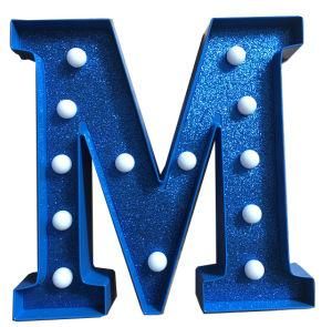 10inch Glitter LED Letters M Light