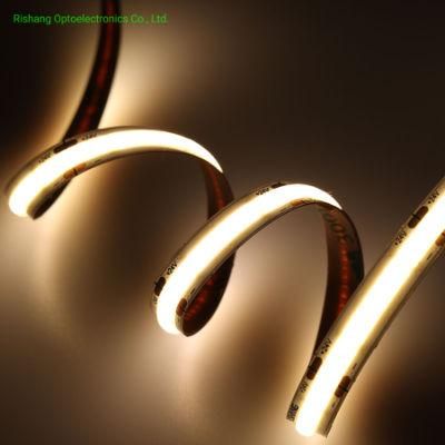 320 LEDs Linear Lighting 4000K High Brightness CE Decorative DC24V LED Flexible COB Strip