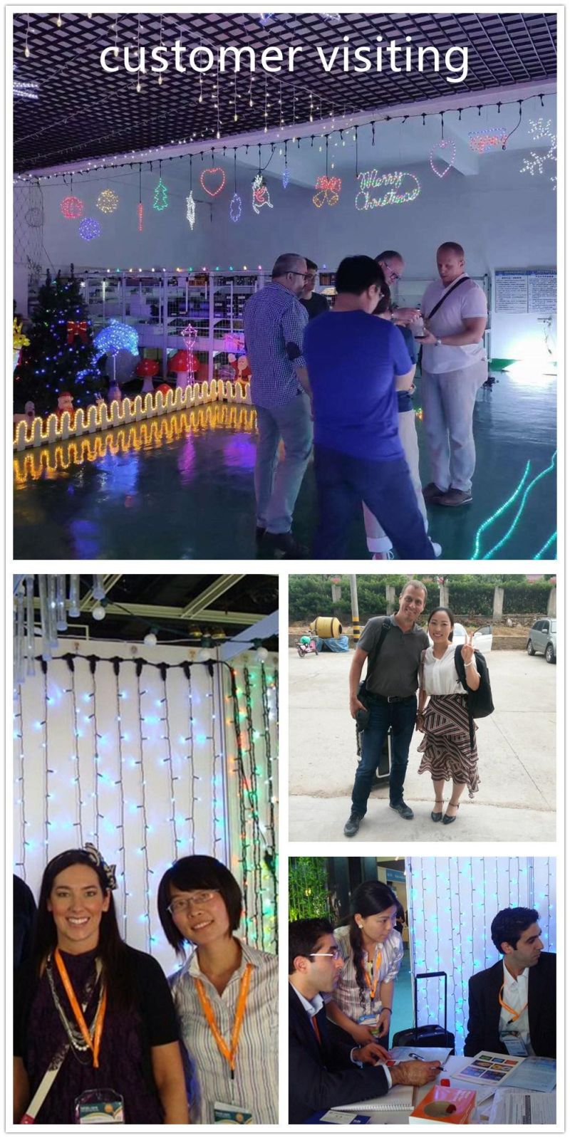IP66 Curtain Lamp Can Be Used for Street View Wedding Decoration LED Lamp String
