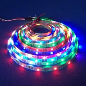 Smart Ws2812 Ws 2812b Pixel 5V Addressable Full Color RGB RGBW Flexible LED Arduino-Compatible Ws2812b IC Strip