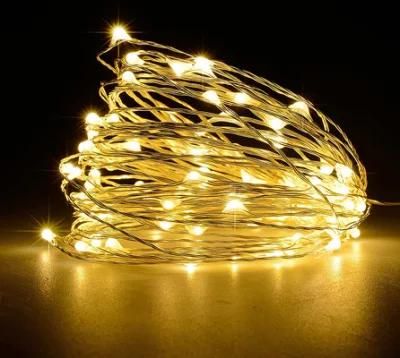 Battery Powered Fairy Lights LED String 16FF 33FT with 50 100 LEDs Waterproof Copper Personalized Christmas LED String Lights