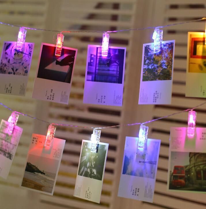 LED Creative Photo Clamping Lighting Strip