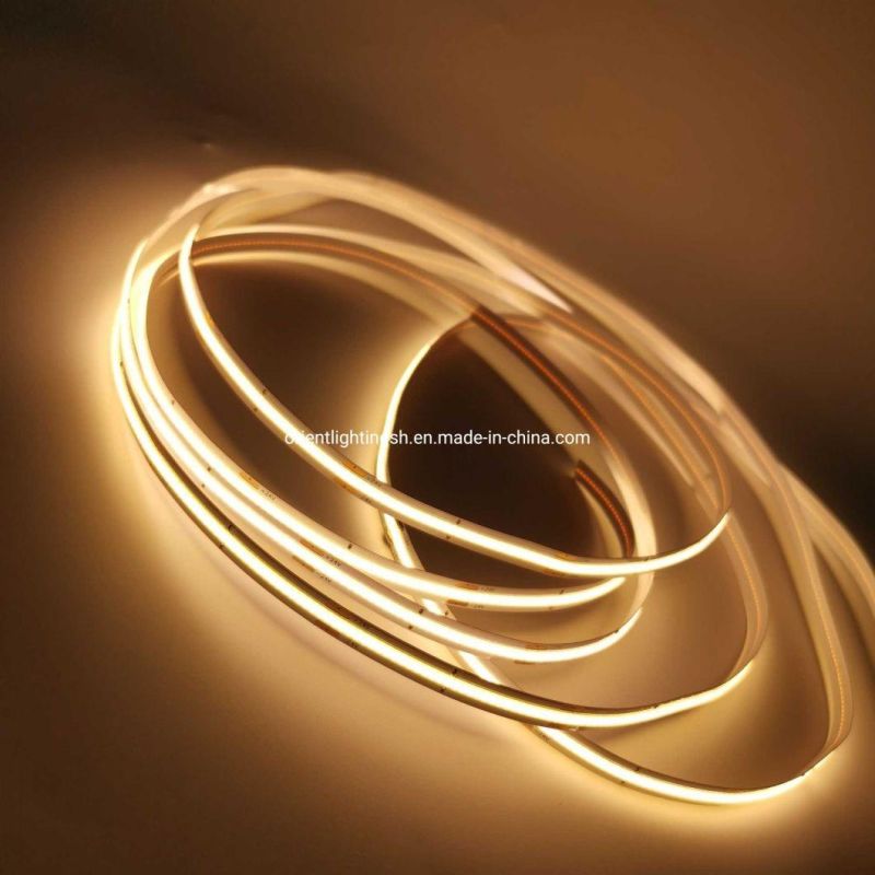 IP20 Non Dots 3000K COB LED Strip Light for Decoration