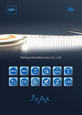 DC24V High Efficiency ERP Standard 180LEDs 9.6W Ra&gt;80 Flexible Light LED Strip