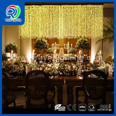 Outdoor Pillar Decoration Commercial LED Christmas Light LED Curtain Light