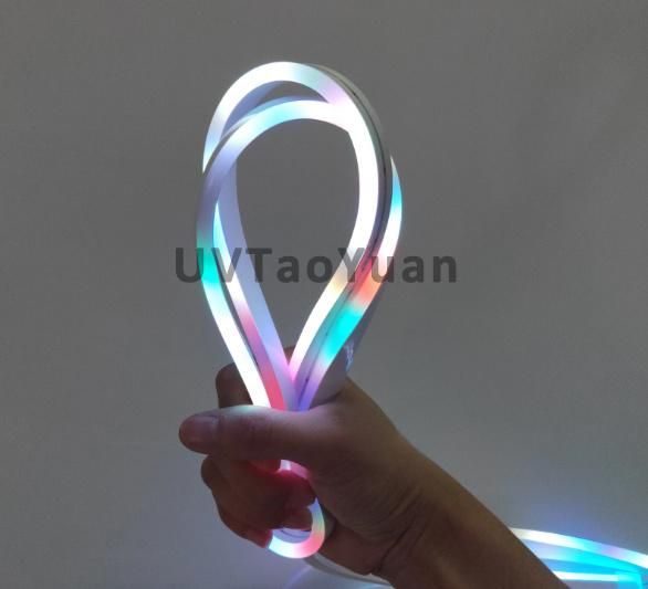 Simple Style Flexible Neon Light DC 12V Fashionable LED DMX Flex Neon Sign for Outdoors Indoors Wall Mounted