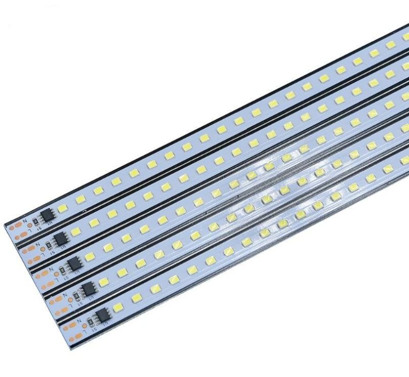 LED Rigid Bar Lights 220V Rigid Strip Lights 2835 SMD White/Warm White LED Cabinet Light