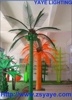 Yaye 18 Competitive Price Ce/RoHS Waterproof IP65 Green LED Coconut Tree Light with 2 Years Warranty