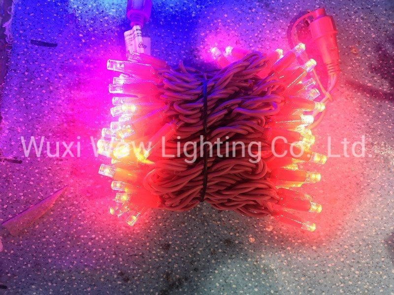 10m Multicolored Rubber Cable LED Garland String Light Outdoor Pole Lighting Holidaystage Decoration Outdoor Patio String Light Setbulbs String Lights Set