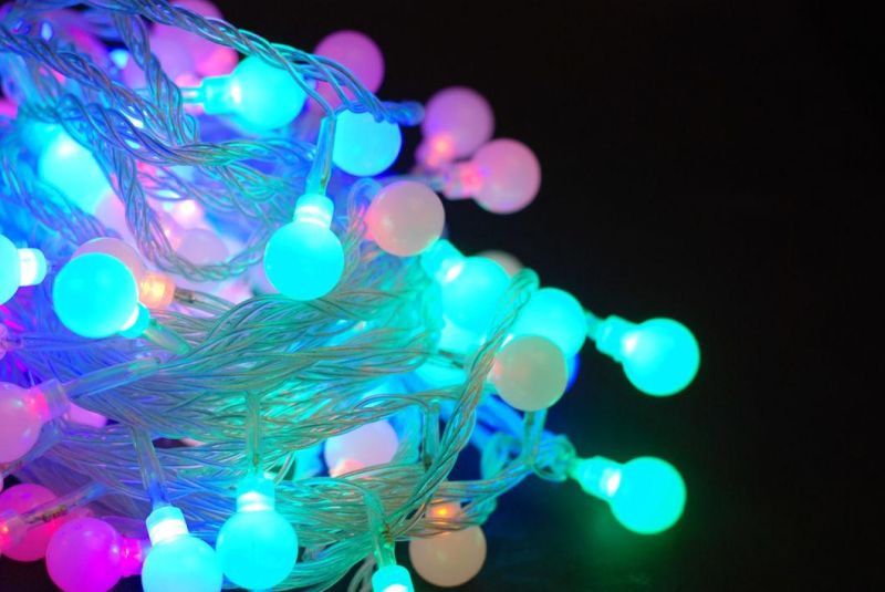 LED String Changing Color Light LED Ball String Lights LED Street Decorative Light