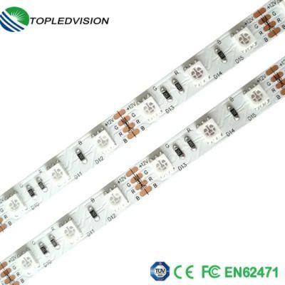 RGB Color Flexible LED Strip Lighting SMD5050 with TUV/Ce Certification