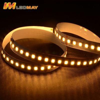 High Brightness 2400lm/m 182leds/m SMD2835 24V 10MM 16w/m (7leds/cut) Flexible LED Strip Light