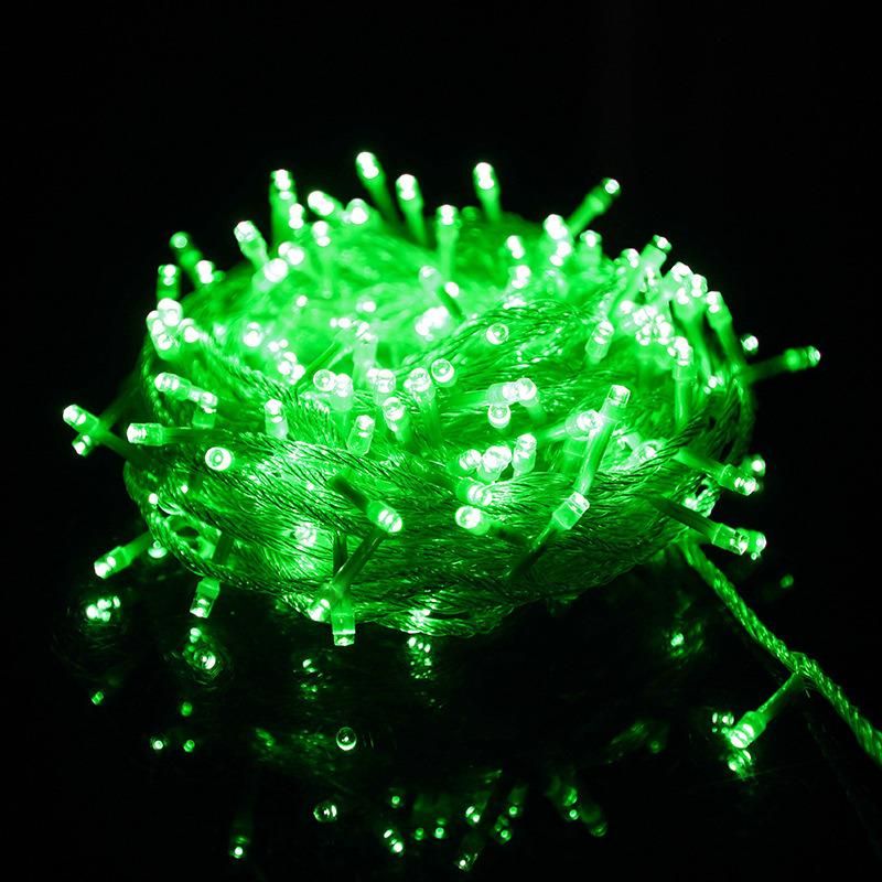 Fully Waterproof LED High Power Lamp Energy Saving Lamp Brightness Holiday Light LED Christmas Lamp Decoration Colorful String LED Lights Outdoor Holiday Light