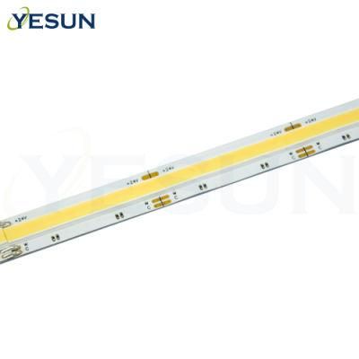 DOT Free CRI90 COB LED Strips 2700+6500K CCT Dimmable 24VDC 1008LEDs/M 14.4W/M 5m/Roll Linear Strips