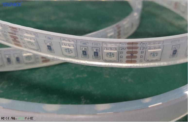 UL CE IP20 RGB5050 Strip DC24V 120LEDs/M LED Flexible Tape Strip