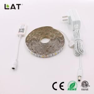 Smart Bluetooth High Brightness DC12/24V SMD 3m 5050 Rgbww 30/60/120LEDs Flexible LED Strip Ce ETL UL