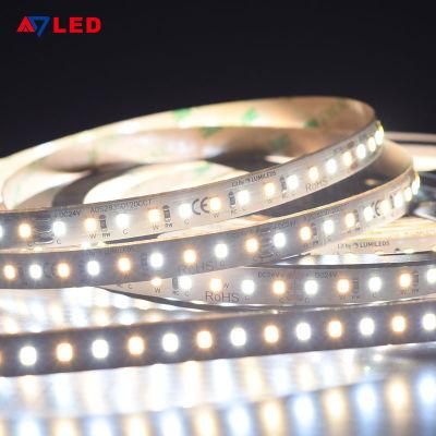 CRI 90 120LEDs/M High Brightness Warm White LED Strip Lights with Remote 24V 3m Double-Sided Tape Tunable LED Strip Lights