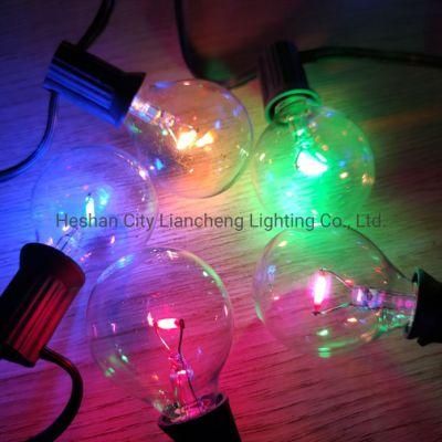 Mul-Colour Christmas Outdoor Addressable G40 String Waterproof Fireworks LED Fairy Stick Lights