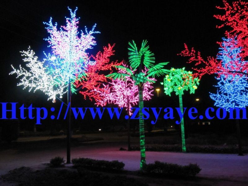 Yaye 18 Best Sell Outdoor /Indoor Waterproof IP65 RGB Canada LED Maple Tree with Available Color: Red/Green/Blue/White/Yellow/Pink/Purple/RGB / Warm White