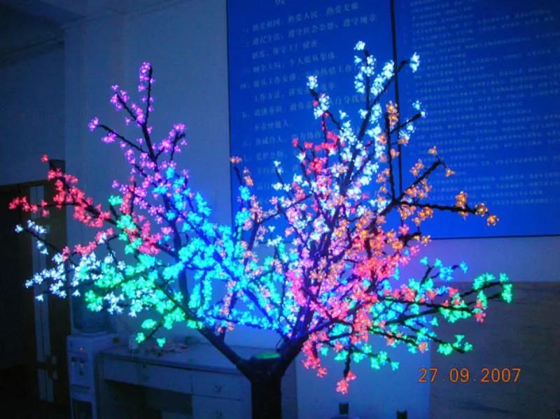 Outdoor LED Cherry Blossom Christmas Tree Lights Decoration