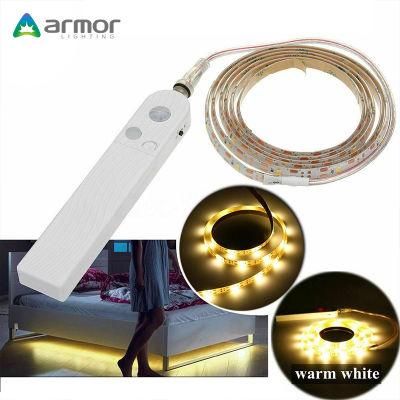 Indoor Handrail Wardrobe Stairway Automatic on off Dimming Human Body USB Detector Motion Sensor LED Strip Light