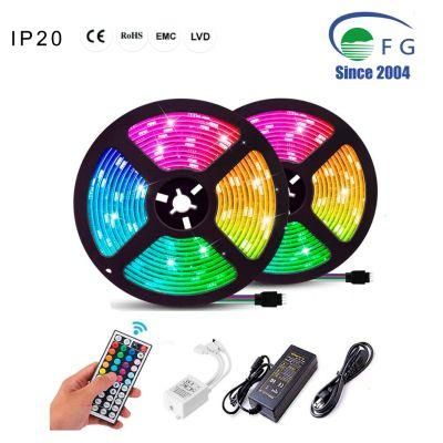 44key 10meter IP20 RGB 30LED/M 5050SMD LED Strip Kit